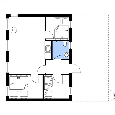 6818-allinge-madselokke-5-hus-65 בית נופש